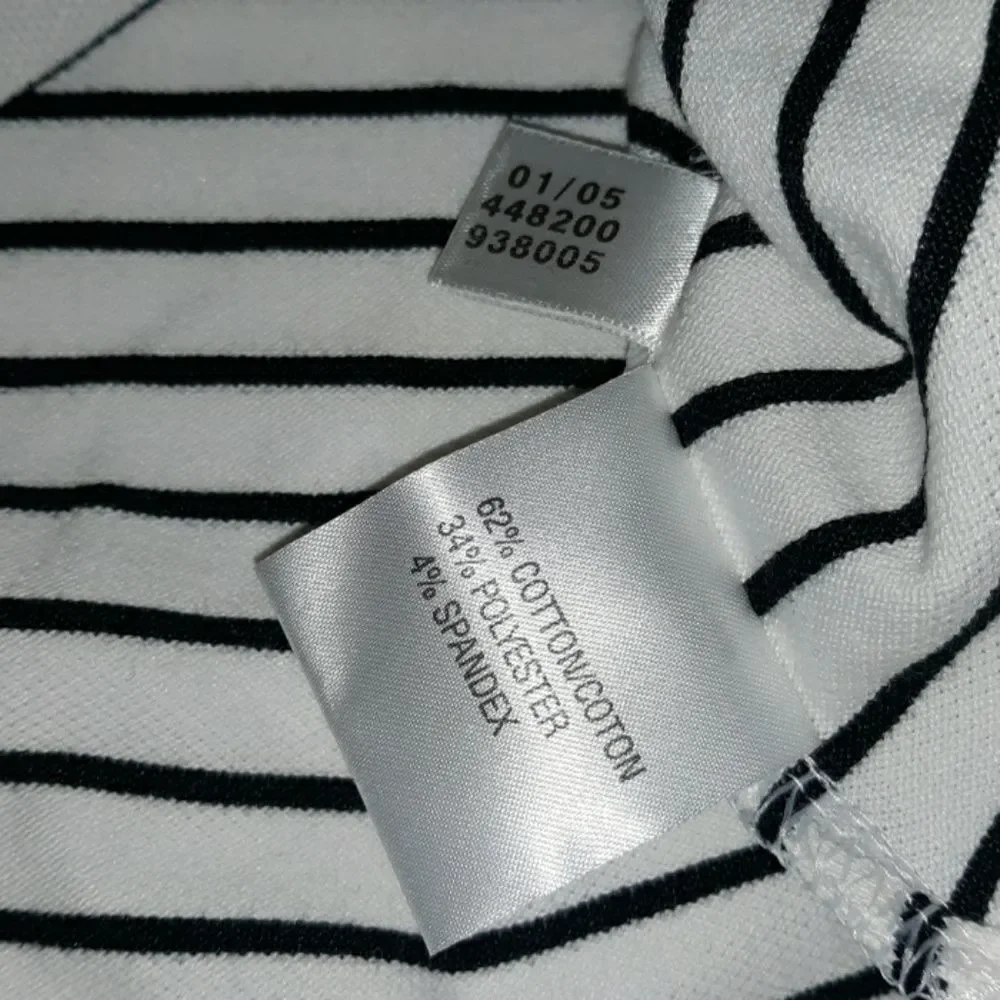NWT Adidas Golf Climalite‎ Striped Zip Neck Shirt L
